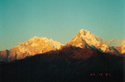 Annapurna rage , sunrise view